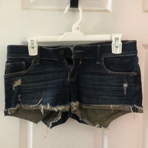 Abercrombie denim shorts low rise